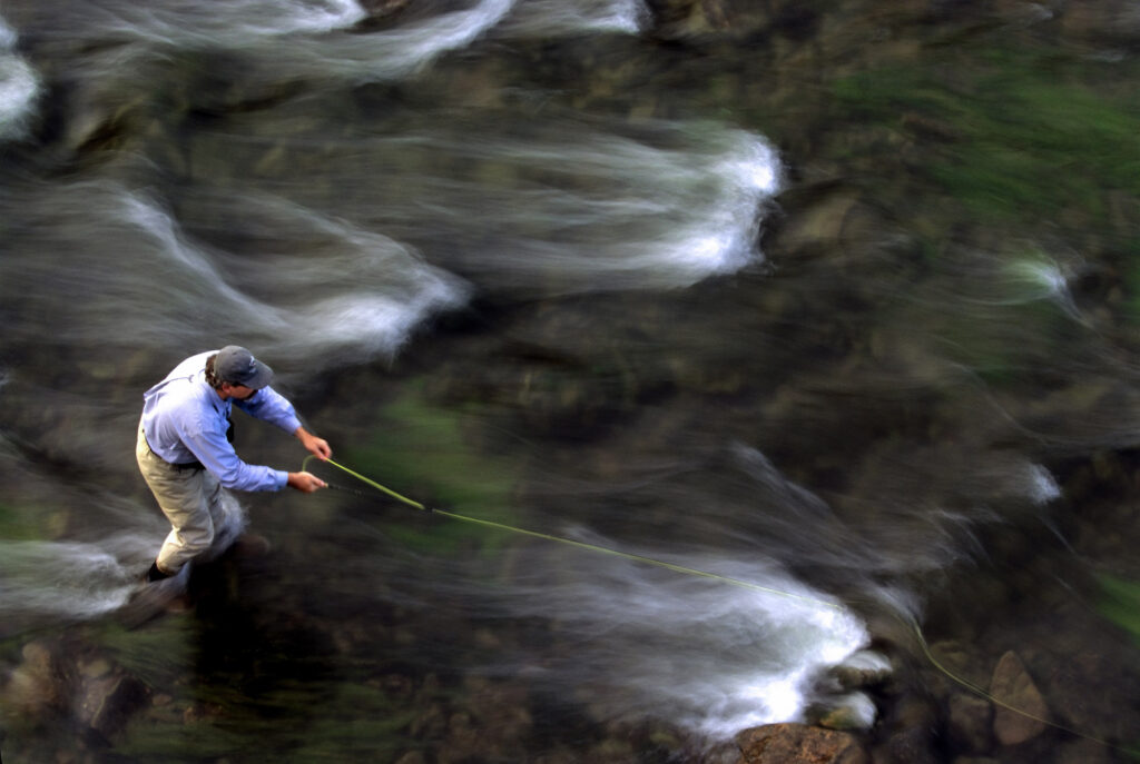 Fly fishing photo