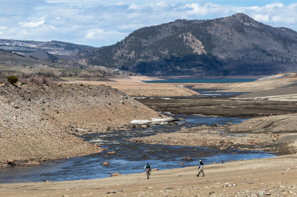 Anglers along Blue River