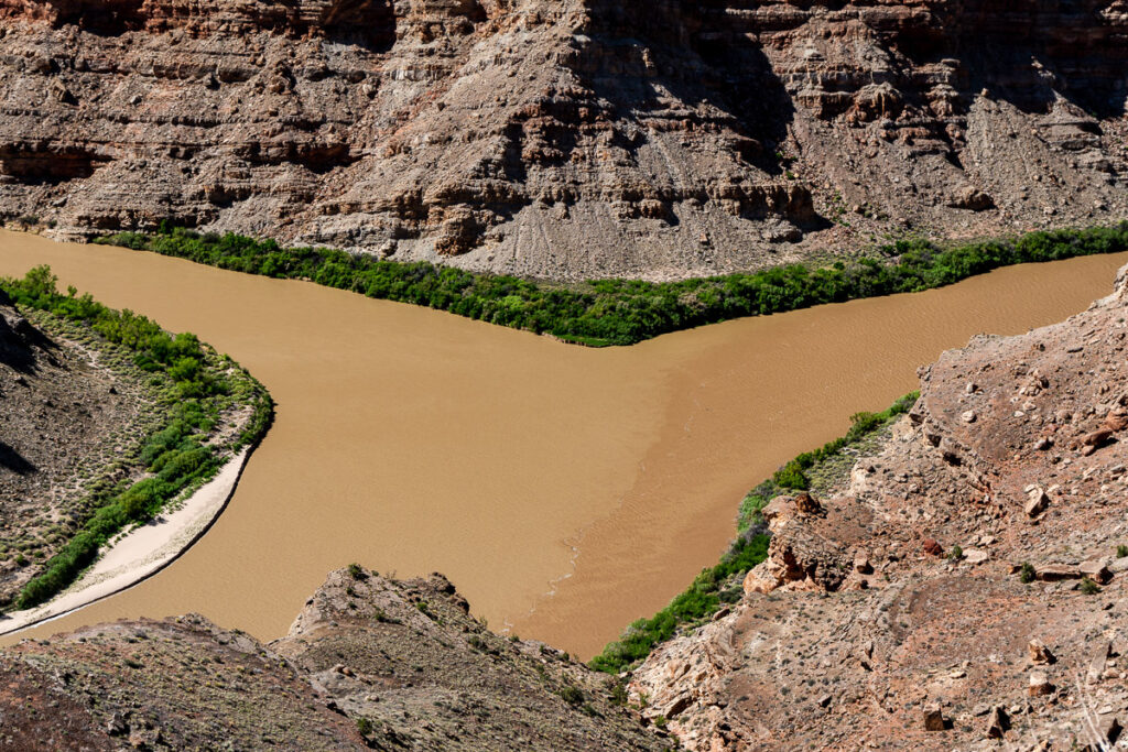 Confluence of the Green River and Colorado River in Utah's Canyonlands National Park. Photo by Mitch Tobin.