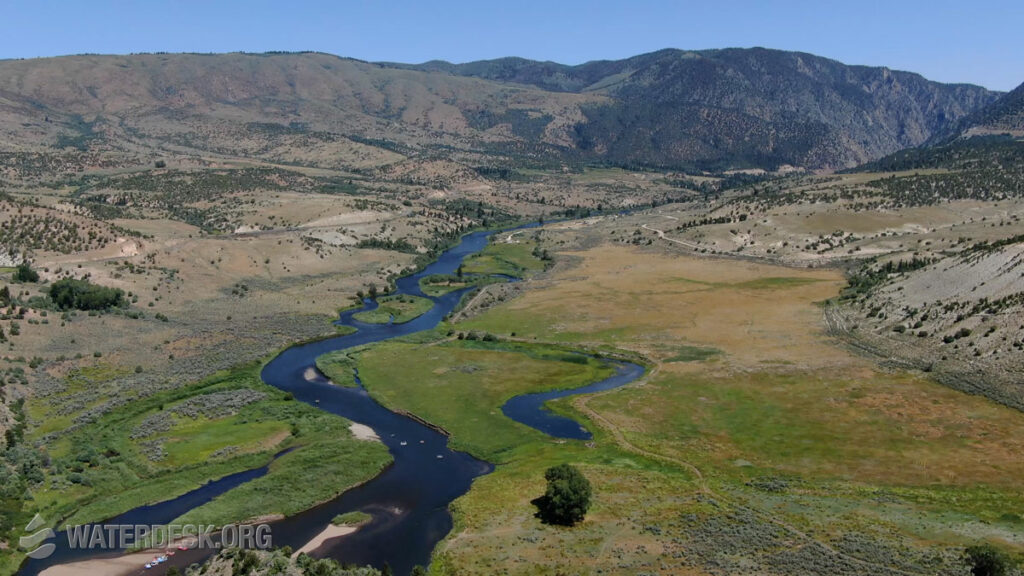 Colorado River drone photo