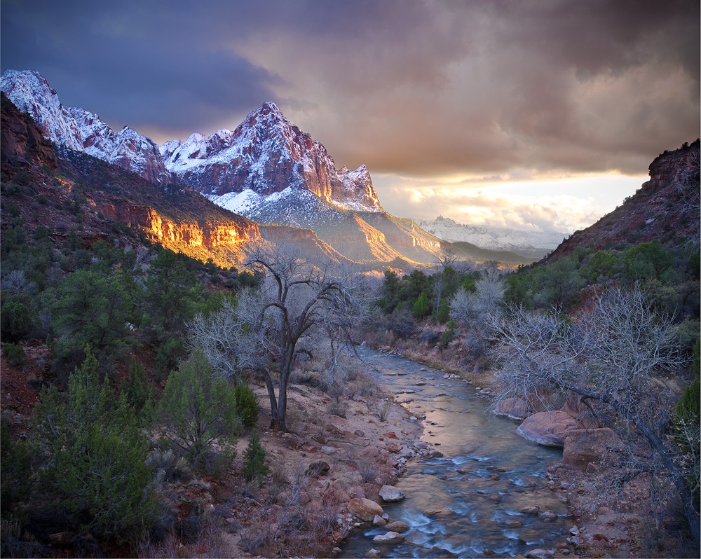 The Virgin River in Zion National Park. Source: Wikimedia Commons