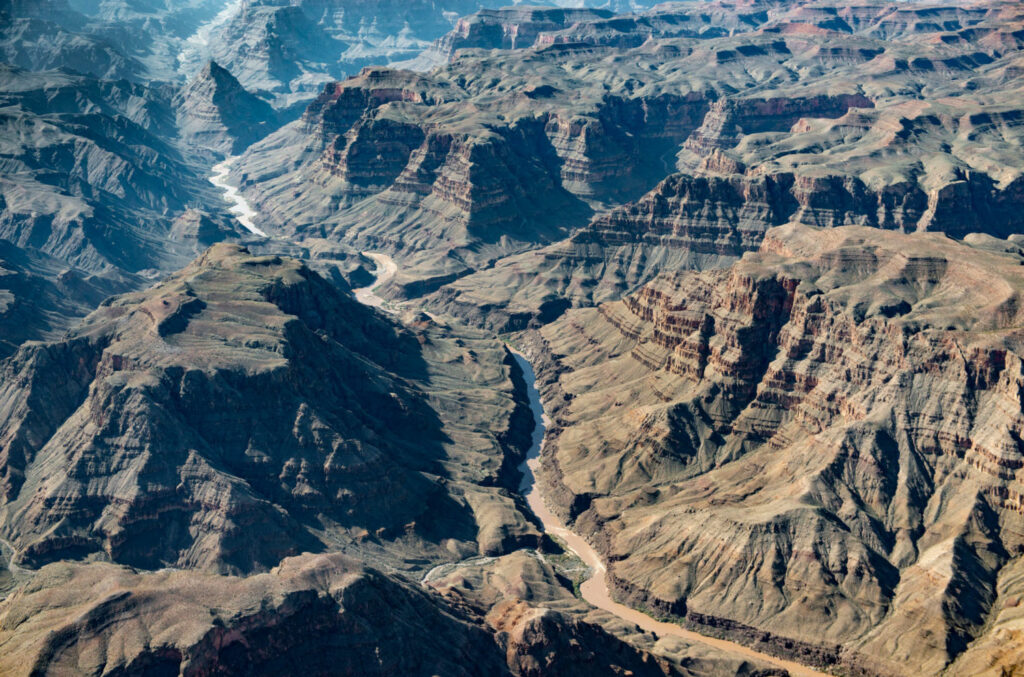 The Colorado River passes through the Hualapai Indian Reservation in northern Arizona, west of Grand Canyon National Park. PHOTO BY TED WOOD