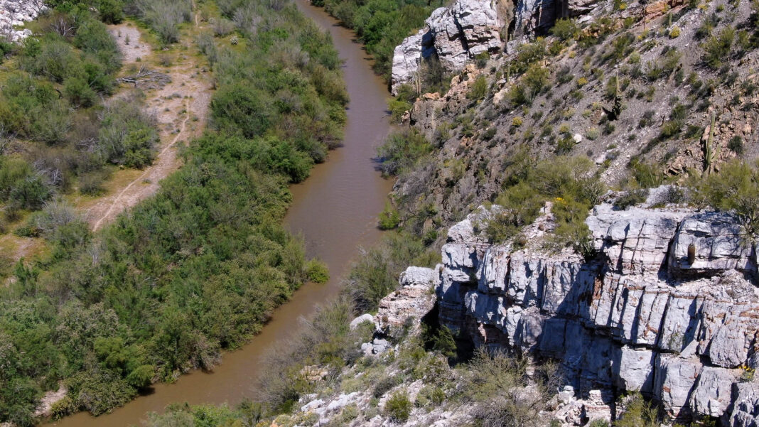 Gila River, Arizona drone video and photos The Water Desk