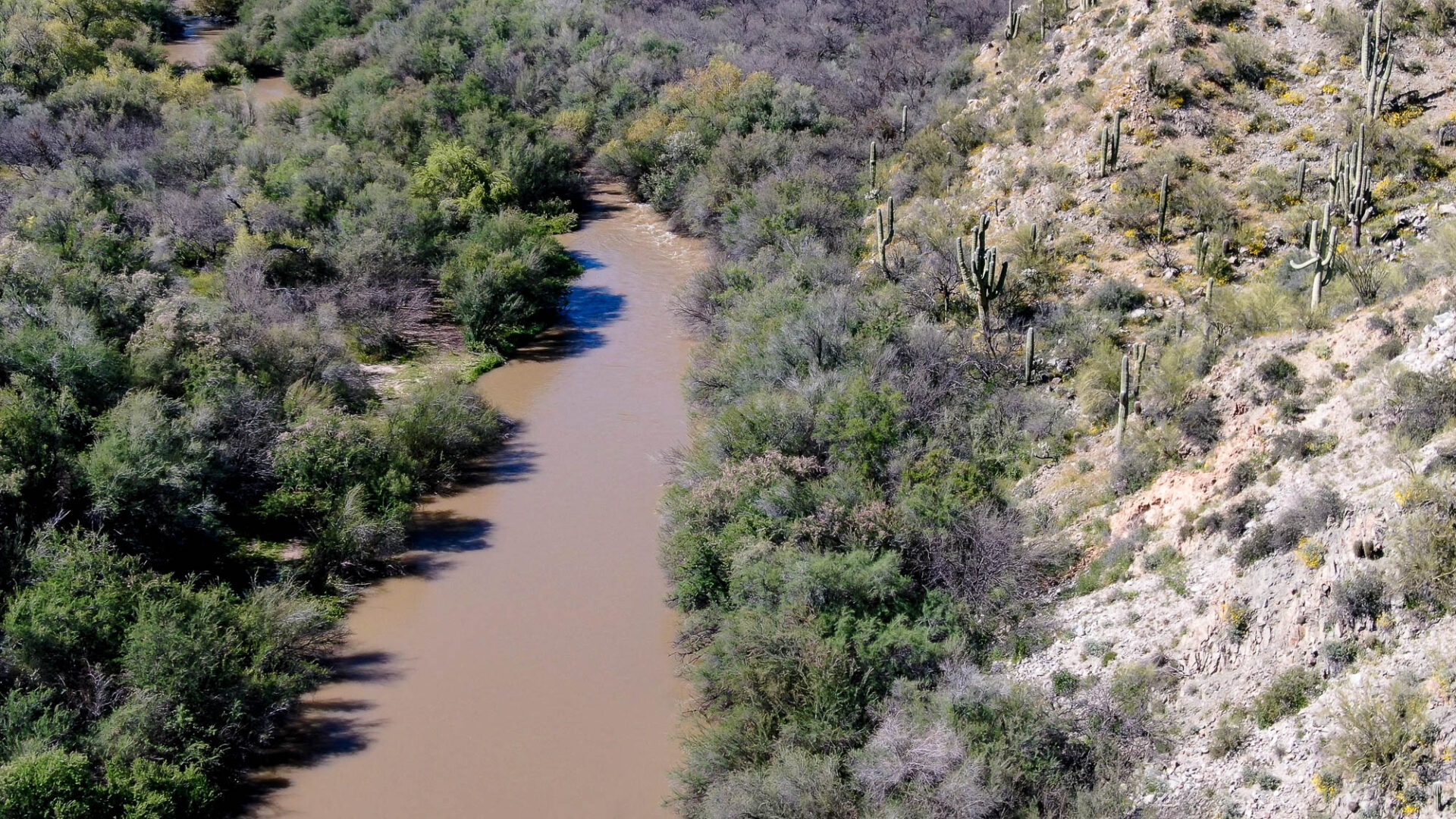 Gila River, Arizona drone video and photos The Water Desk