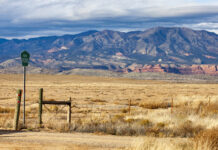 A large elevation differential is a crucial feature of the proposed Carrizo Four Corners project. The project's upper reservoir would be located at the top of the Carrizo Mountains, seen here on Navajo Nation land near Beclabito.
