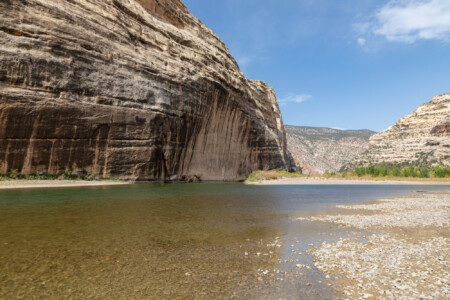 The Green River in Echo Park and Dinosaur National Monument in northwest Colorado on September 26, 2020. Photo by Mitch Tobin, The Water Desk.