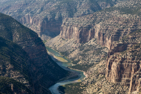 The Green River in Dinosaur National Monument in northwest Colorado on September 26, 2020. Photo by Mitch Tobin, The Water Desk.