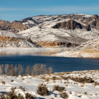 Blue Mesa Reservoir, along the Gunnison River in Colorado in December 2020. Photo by Mitch Tobin, The Water Desk