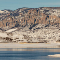 Blue Mesa Reservoir, along the Gunnison River in Colorado in December 2020. Photo by Mitch Tobin, The Water Desk