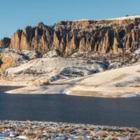 Blue Mesa Reservoir, along the Gunnison River in Colorado in December 2020. Photo by Mitch Tobin, The Water Desk