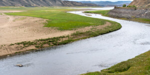 Blue Mesa Reservoir is the largest storage facility in Colorado in the Upper Colorado River system. Prolonged drought and downriver demand is shrinking the reservoir. On this day the water elevation was 7,457 feet.