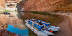 Raft trip on the Colorado River through Grand Canon National Park, AZ.