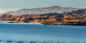 The Parker Dam straddles the Arizona-California border and backs up the Colorado River to form Lake Havasu. The dam also generates electricity. ©Ted Wood
Usage rights are granted for editorial and nonprofit purposes only. No commercial or re-sale rights are granted without permission of the photographer.