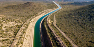 The CAP canal brings Colorado River water to North Phoenix. This area of Phoenix is served entirely by CAP.