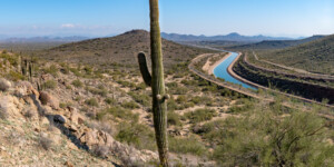 The CAP canal brings Colorado River water to North Phoenix. This area of Phoenix is served entirely by CAP.