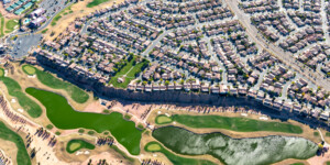 St. George, UT, uses much of its water to support the many golf courses and developments springing up in the desert.