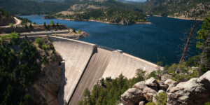 Denver Water's Gross Reservoir stors water from the Fraser Valley on the western slope and delivers it to Denver.