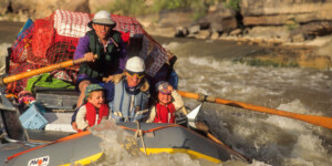 Rafting through Desolation Canyon, Green River, UT.