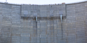 Morrow Point Dam and the Gunnison River on Colorado's Western Slope on December 25, 2020. ©Mitch Tobin Usage rights are granted for editorial and nonprofit purposes only. No commercial or re-sale rights are granted without permission of the photographer.
