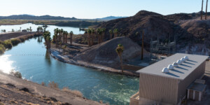 The Senator Wash Pumping Station on Squaw Lake both pumps and releases water into and from Senator Wash, to regulate the water in the All American Canal.