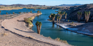 Squaw Lake is part of the Imperial Dam storage complex.