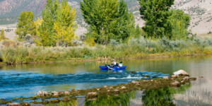 The famous fishery on the Green River near Dutch John, below the Flaming Gorge Dam.