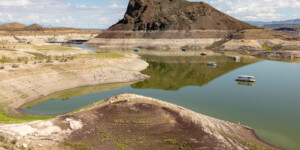 Elephant Butte Reservoir, along the Rio Grande near Truth or Consequences, N.M., in August 2022.
©Mitch Tobin Usage rights are granted for editorial and nonprofit purposes only. No commercial or re-sale rights are granted without permission of the photographer. https://waterdesk.org/multimedia/license/