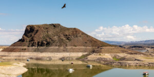 Elephant Butte Reservoir, along the Rio Grande near Truth or Consequences, N.M., in August 2022.
©Mitch Tobin Usage rights are granted for editorial and nonprofit purposes only. No commercial or re-sale rights are granted without permission of the photographer. https://waterdesk.org/multimedia/license/