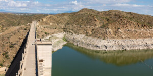 Elephant Butte Reservoir, along the Rio Grande near Truth or Consequences, N.M., in August 2022.
©Mitch Tobin Usage rights are granted for editorial and nonprofit purposes only. No commercial or re-sale rights are granted without permission of the photographer. https://waterdesk.org/multimedia/license/