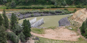 The Rio Chama near Heron Lake, a reservoir that stores water for the San Juan-Chama Project in northern New Mexico, on August 19, 2022.
© Mitch Tobin. Usage rights are granted for editorial and nonprofit purposes only. No commercial or re-sale rights are granted without permission of the photographer. Full use and licensing information can be found here: https://waterdesk.org/multimedia/license