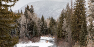 The Roaring Fork River on Colorado's Western Slope on December 23, 2020. © Mitch Tobin. Usage rights are granted for editorial and nonprofit purposes only. No commercial or re-sale rights are granted without permission of the photographer. Full use and licensing information can be found here: https://waterdesk.org/multimedia/license/