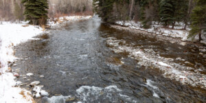 The Roaring Fork River on Colorado's Western Slope on December 23, 2020. © Mitch Tobin. Usage rights are granted for editorial and nonprofit purposes only. No commercial or re-sale rights are granted without permission of the photographer. Full use and licensing information can be found here: https://waterdesk.org/multimedia/license/
