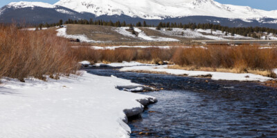 The Arkansas River in central Colorado on March 31, 2021. © Mitch Tobin. Usage rights are granted for editorial and nonprofit purposes only. No commercial or re-sale rights are granted without permission of the photographer. Full use and licensing information at https://waterdesk.org/multimedia/license/