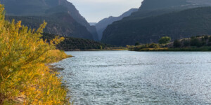 The Green River at the Gates of Lodore in northwest Colorado in September 2020. ©Mitch Tobin Usage rights are granted for editorial and nonprofit purposes only. No commercial or re-sale rights are granted without permission of the photographer. https://waterdesk.org/multimedia/license