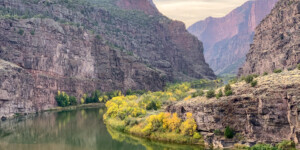 The Green River at the Gates of Lodore in northwest Colorado in September 2020. ©Mitch Tobin Usage rights are granted for editorial and nonprofit purposes only. No commercial or re-sale rights are granted without permission of the photographer. https://waterdesk.org/multimedia/license