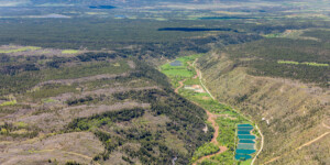 Aerial view of the Dolores River near Dolores, Colorado. Photo taken on May 26, 2023. Thanks to lighthawk.org for the aerial support. ©Mitch Tobin Usage rights are granted for editorial and nonprofit purposes only. No commercial or re-sale rights are granted without permission of the photographer. https://waterdesk.org/multimedia/license/