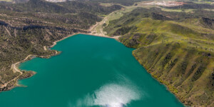 Lake Nighthorse, near Durango, Colorado on May 26, 2023. Thanks to lighthawk.org for the aerial support. ©Mitch Tobin Usage rights are granted for editorial and nonprofit purposes only. No commercial or re-sale rights are granted without permission of the photographer. https://waterdesk.org/multimedia/license/