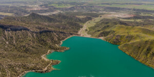Lake Nighthorse, near Durango, Colorado on May 26, 2023. Thanks to lighthawk.org for the aerial support. ©Mitch Tobin Usage rights are granted for editorial and nonprofit purposes only. No commercial or re-sale rights are granted without permission of the photographer. https://waterdesk.org/multimedia/license/