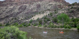 The Rio Grande near Taos Junction Bridge in northern New Mexico on June 29, 2023. ©Mitch Tobin Usage rights are granted for editorial and nonprofit purposes only. No commercial or re-sale rights are granted without permission of the photographer. https://waterdesk.org/multimedia/license/