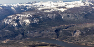 Aerial view of the headwaters region of the Rio Grande in southwest Colorado on May 23, 2004. Aerial support provided by LightHawk. ©Mitch Tobin Usage rights are granted for editorial and nonprofit purposes only. No commercial or re-sale rights are granted without permission of the photographer. https://waterdesk.org/multimedia/