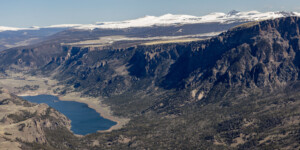 Aerial view of the headwaters region of the Rio Grande in southwest Colorado on May 23, 2004. Aerial support provided by LightHawk. ©Mitch Tobin Usage rights are granted for editorial and nonprofit purposes only. No commercial or re-sale rights are granted without permission of the photographer. https://waterdesk.org/multimedia/