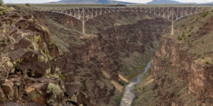 The Rio Grande Gorge near Taos, New Mexico, on June 24, 2024. ©Mitch Tobin Usage rights are granted for editorial and nonprofit purposes only. No commercial or re-sale rights are granted without permission of the photographer. https://waterdesk.org/multimedia/