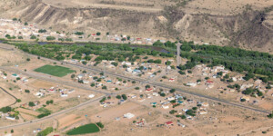 Aerial view of the Rio Grande, north of Albuquerque, New Mexico, on June 25, 2024. Aerial support provided by LightHawk. ©Mitch Tobin Usage rights are granted for editorial and nonprofit purposes only. No commercial or re-sale rights are granted without permission of the photographer. https://waterdesk.org/multimedia/