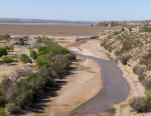 Drone view of the Rio Grande near Caballo Reservoir in southern New Mexico, on March 27, 2026. ©Mitch Tobin Usage rights are granted for editorial and nonprofit purposes only. No commercial or re-sale rights are granted without permission of the photographer.