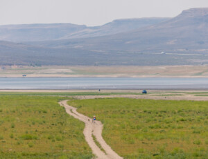 Low water levels at Colorado's Blue Mesa Reservoir on July 1, 2026. ©Mitch Tobin Usage rights are granted for editorial and nonprofit purposes only. No commercial or re-sale rights are granted without permission of the photographer.