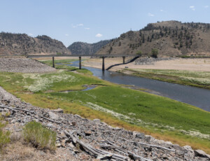 Low water levels at Colorado's Blue Mesa Reservoir on July 1, 2026. ©Mitch Tobin Usage rights are granted for editorial and nonprofit purposes only. No commercial or re-sale rights are granted without permission of the photographer.