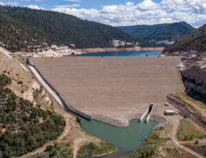 McPhee Dam, along the Dolores River, in southwest Colorado, on September 2, 2026. ©Mitch Tobin Usage rights are granted for editorial and nonprofit purposes only. No commercial or re-sale rights are granted without permission of the photographer.