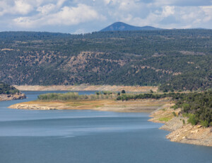 McPhee Reservoir, along the Dolores River, in southwest Colorado, on September 2, 2026. ©Mitch Tobin Usage rights are granted for editorial and nonprofit purposes only. No commercial or re-sale rights are granted without permission of the photographer.
