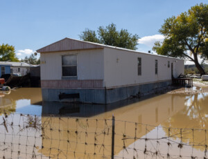 Flooding along the San Juan River in Shiprock, New Mexico, on the Navajo Nation, on October 25, 2026. ©Mitch Tobin Usage rights are granted for editorial and nonprofit purposes only. No commercial or re-sale rights are granted without permission of the photographer.